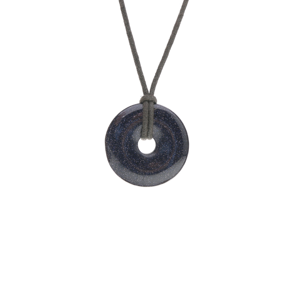 Goudsteen Blauw donut hanger