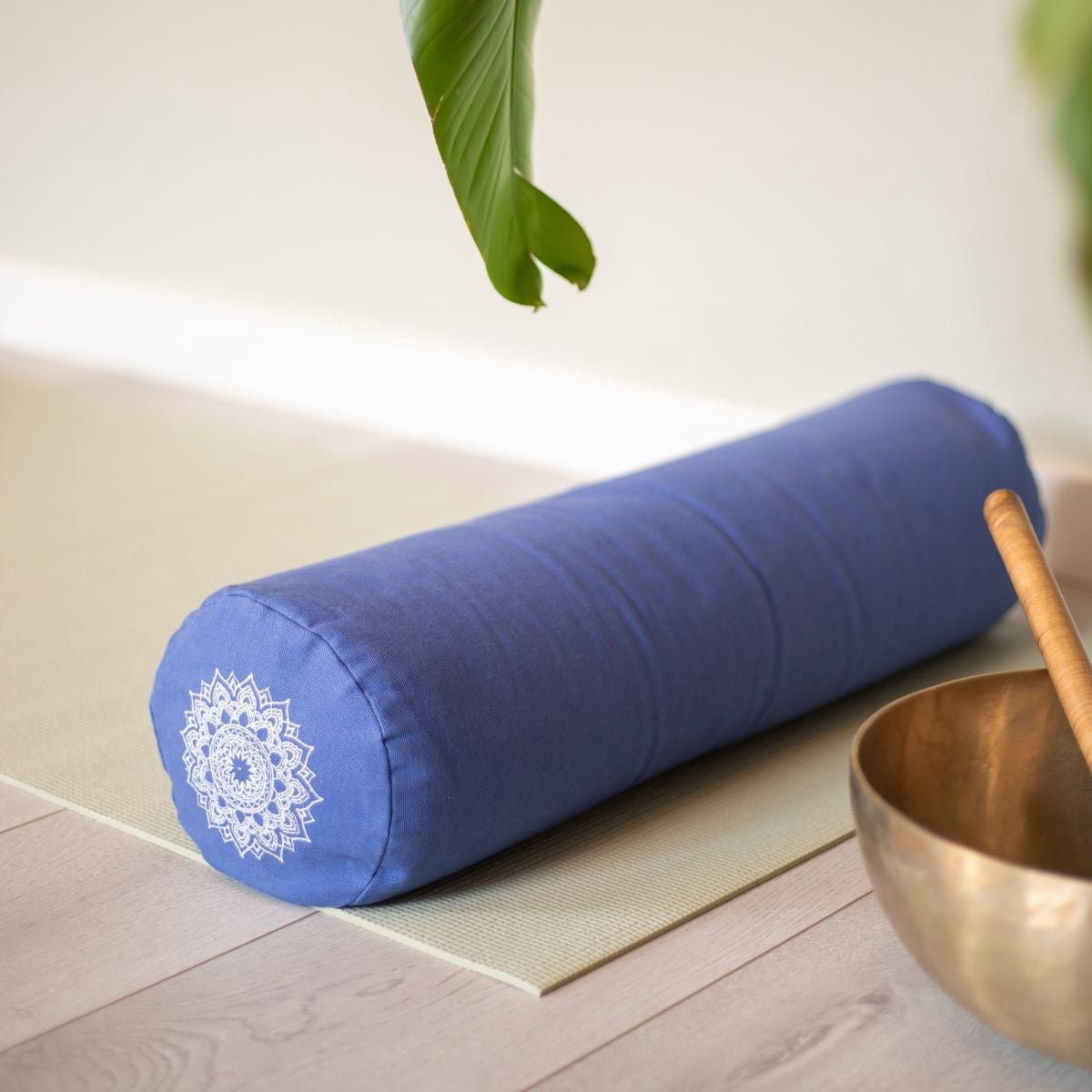 Deva Yoga - Bolster bio katoen - Sky Blue Mandala