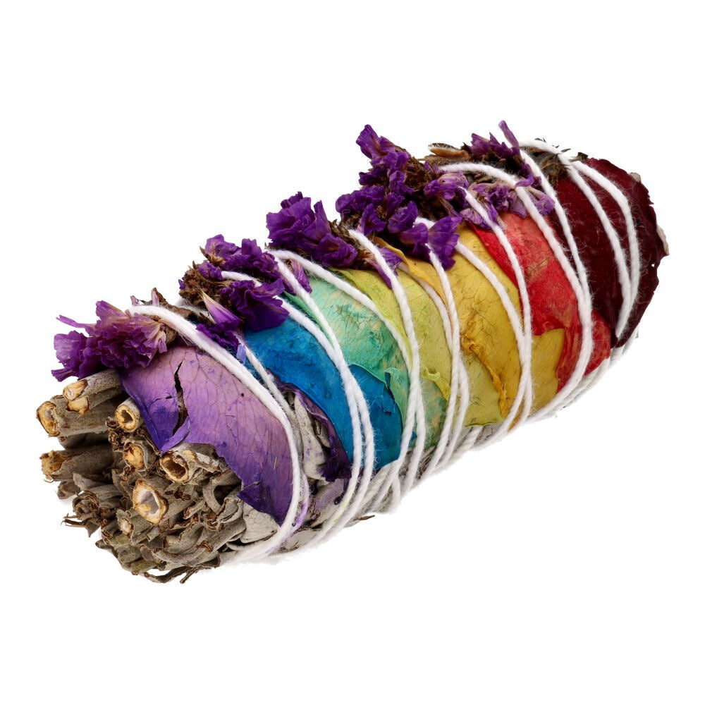 Witte salie smudge stick met chakra