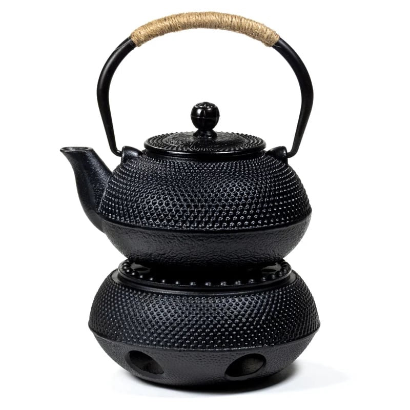 Japanse stijl Tetsubin gietijzeren theepot verwarmer