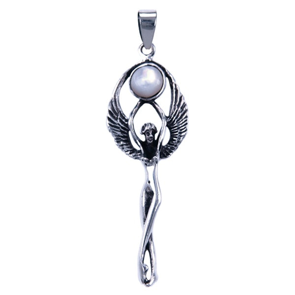 Zilveren Hanger Maangodin