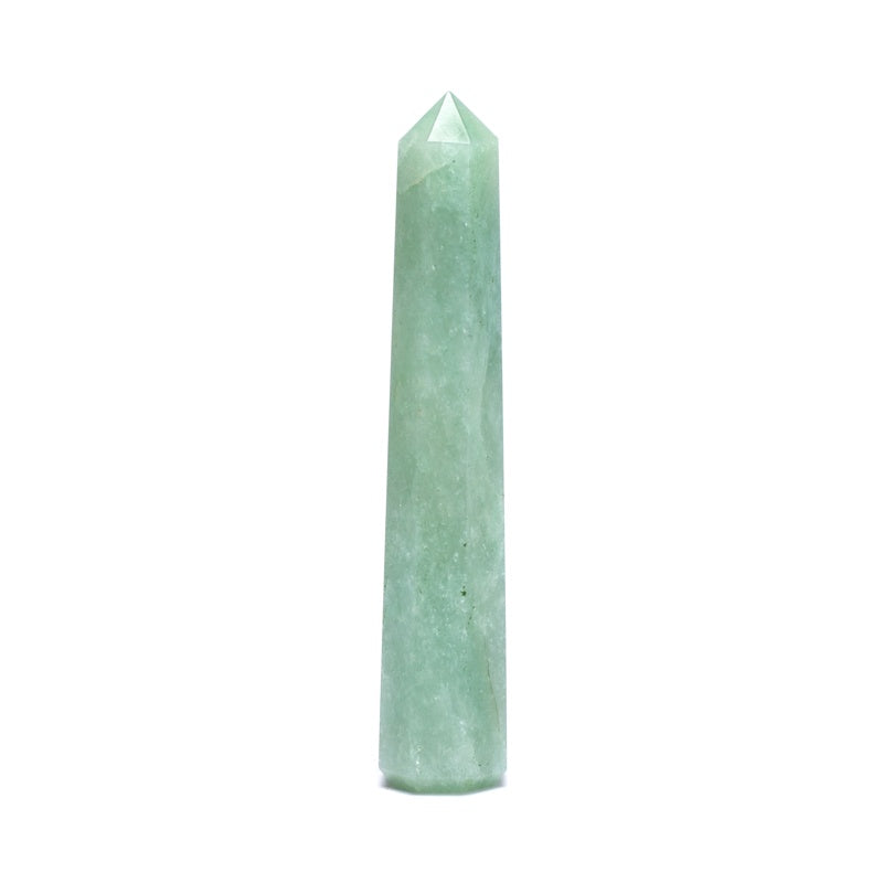 Groene Aventurijn obelisk 7,5 - 10 cm