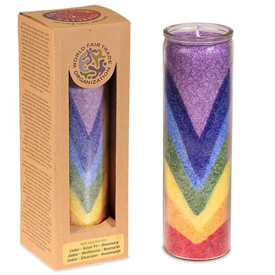Regenboogvallei geurkaars stearine