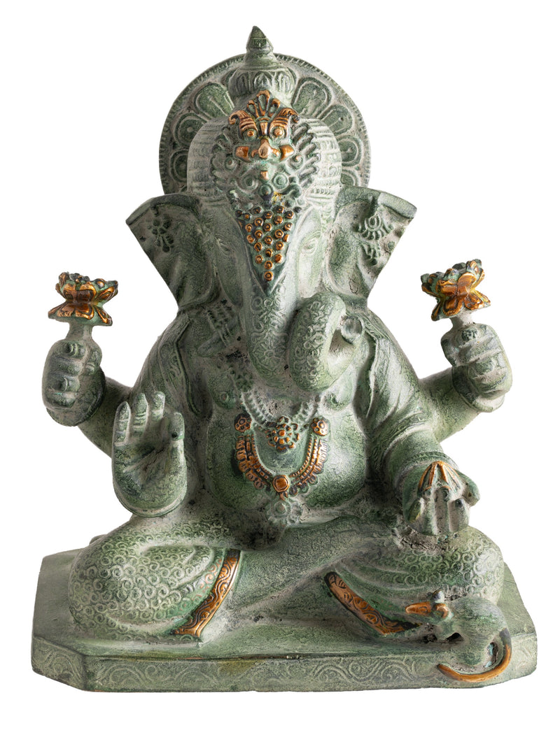 Ganesha groene zandsteen