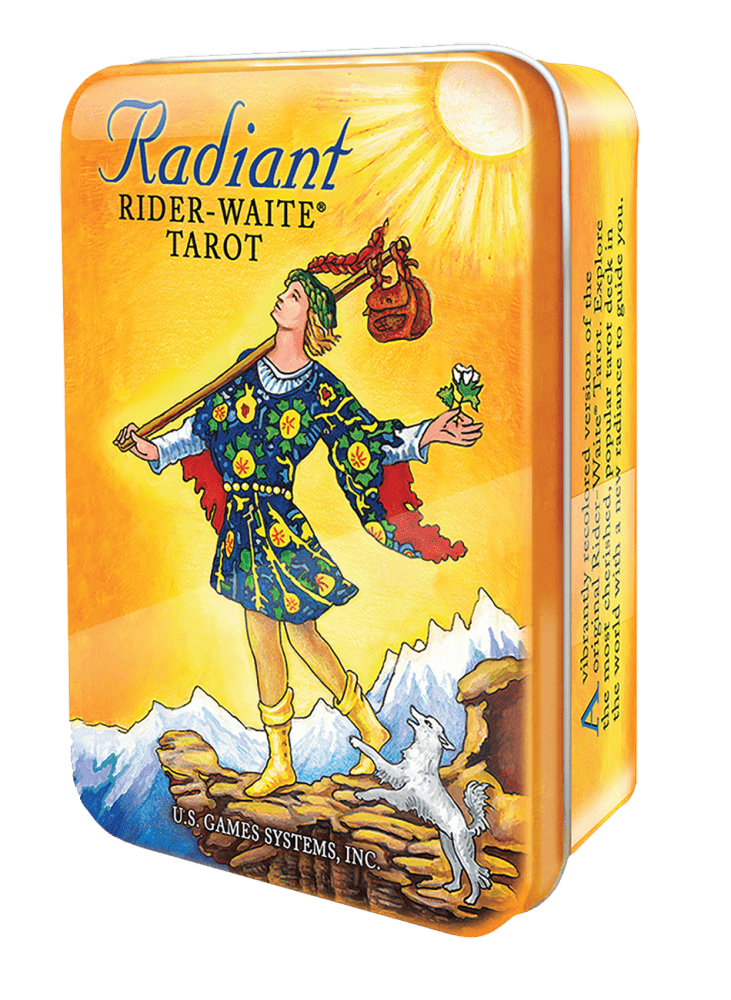 Radiant Rider Waite Tarot deck tin box