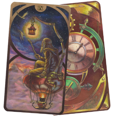 Steampunk art nouveau tarot