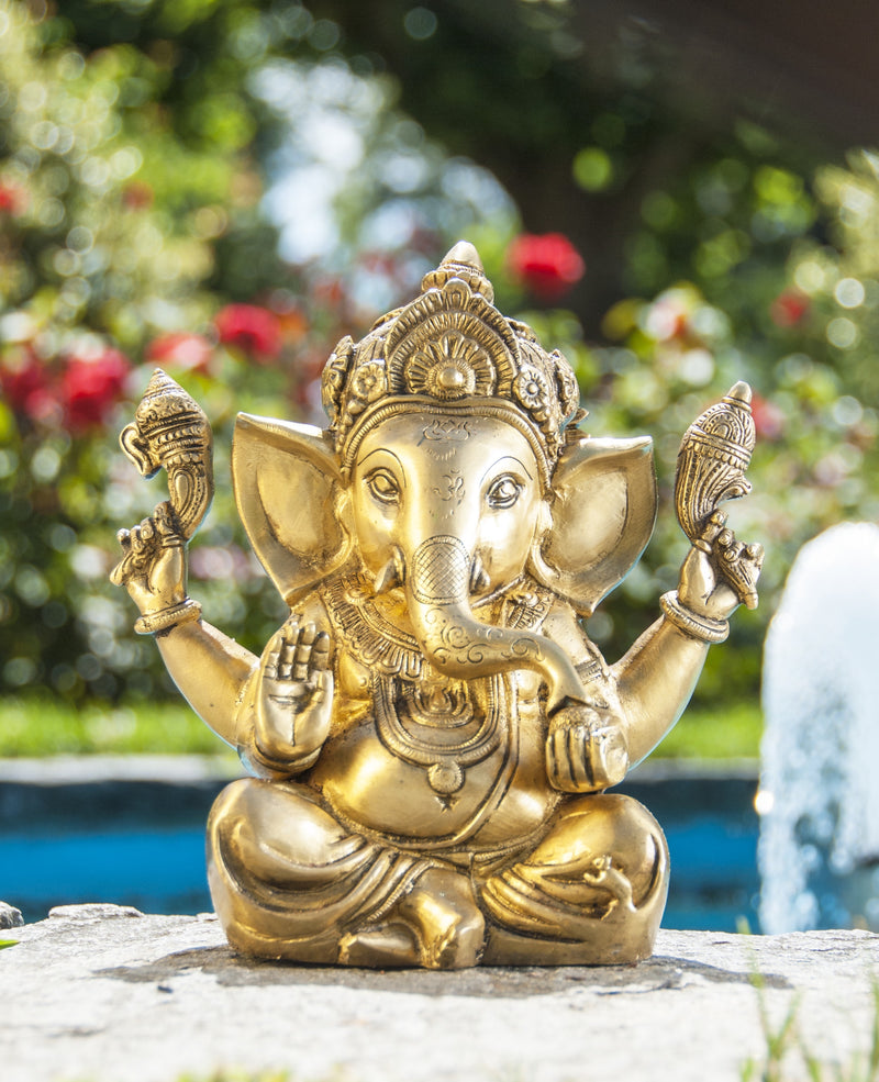 Ganesha, 23 cm Gold