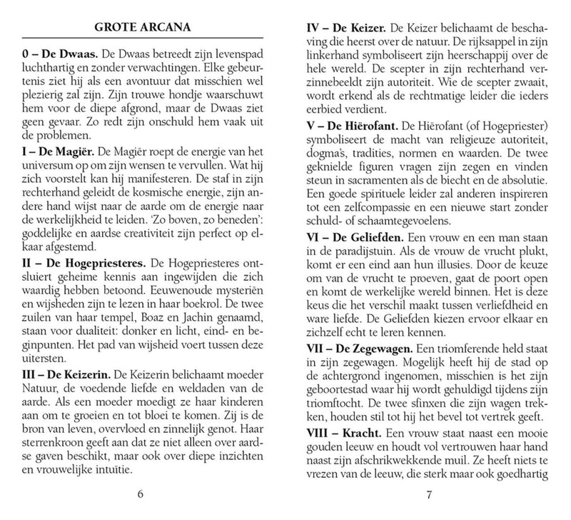 Gouden jugendstiltarot