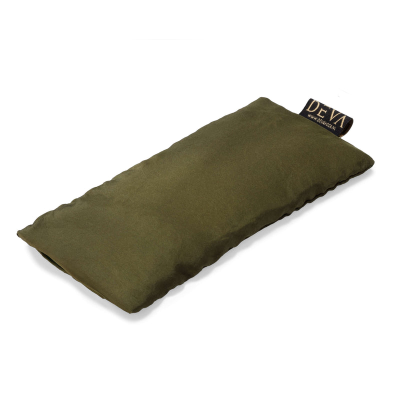 Deva Yoga - Oogkussen lavendel zijde - Dark Olive