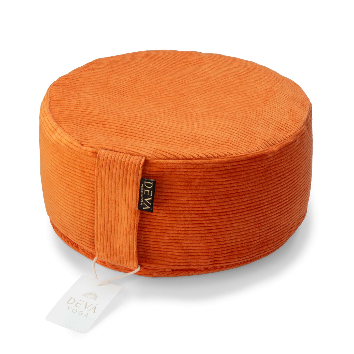 Deva Yoga - Meditatiekussen rib katoen - Terra