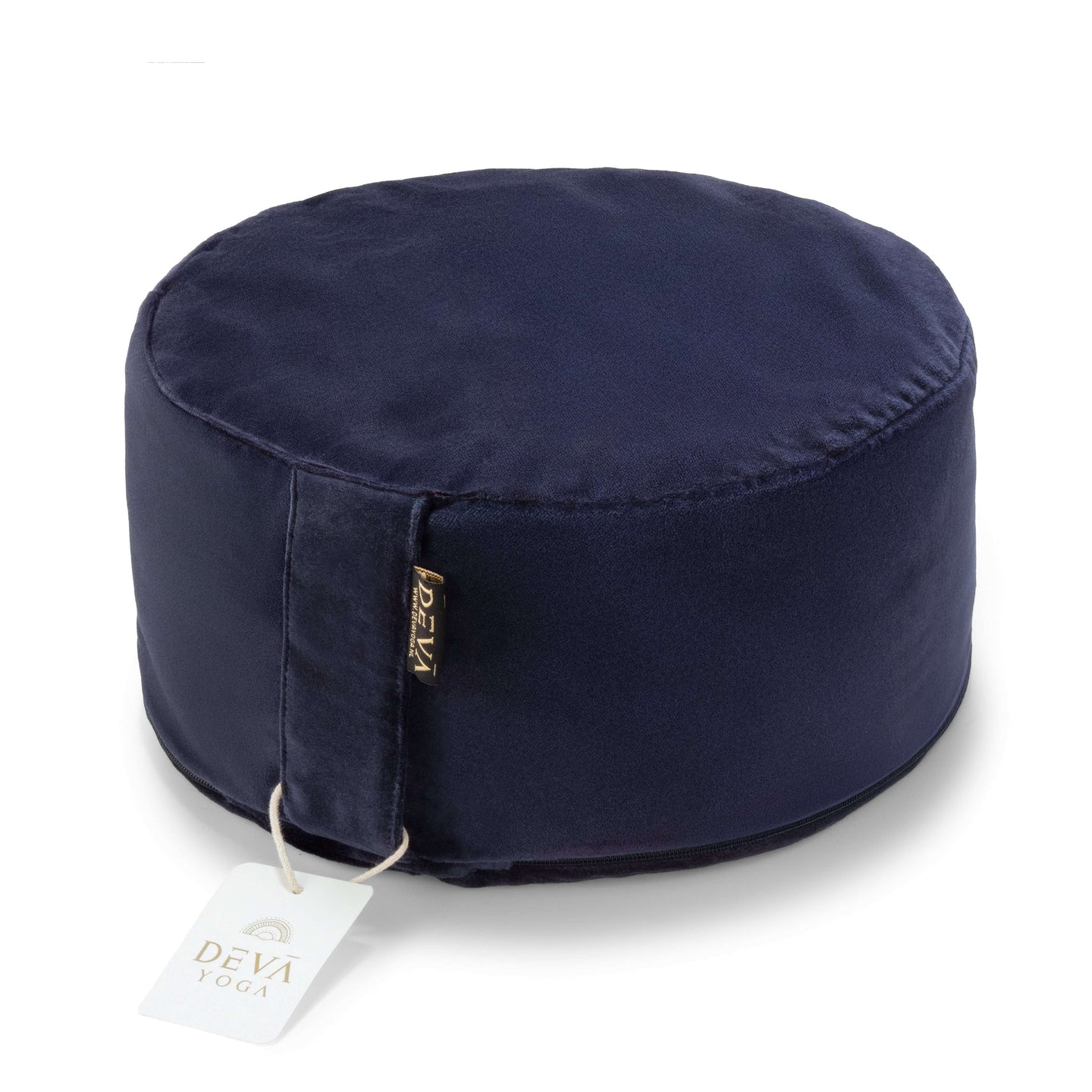 Deva Yoga - Meditatiekussen velvet - Dark Blue
